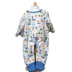 Mamamemo JUMPSUIT. BLÅ, KØRETØJER Discount