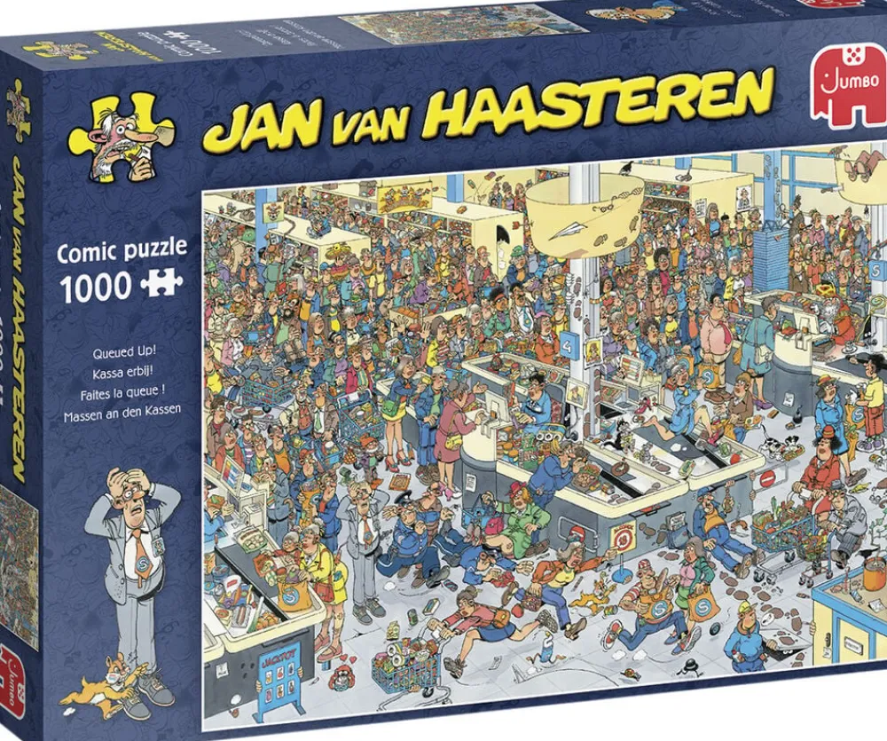 Jan Van Haasteren puslespil JvH Queued Up Sale