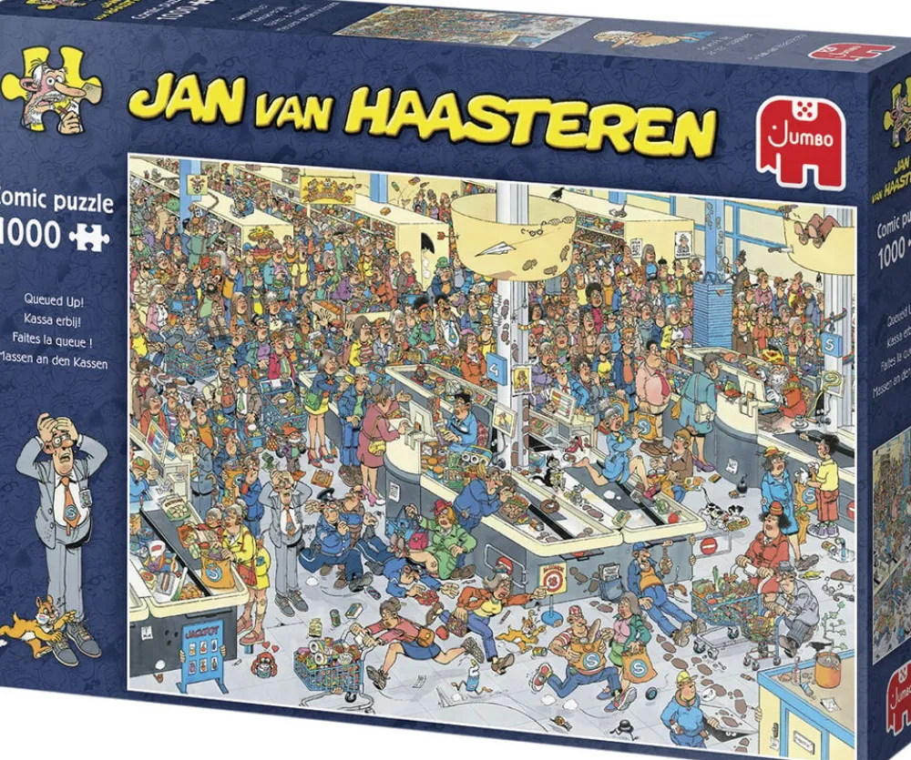 Jan Van Haasteren puslespil JvH Queued Up Sale