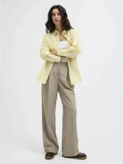 Dame JJXX JXELLIS WIDE HW PANT TLR NOOS