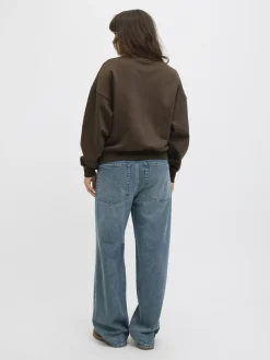 JJXX JXMERLE RLX SHORT LS CREW SWT LN Bracken/palm springs Outlet