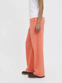 Dame JJXX JXPETRA SEERSUCKER HW PANT WVN