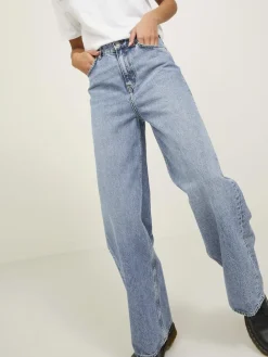 JJXX JXTOKYO WIDE HW CR6013 LN Light blue denim Outlet