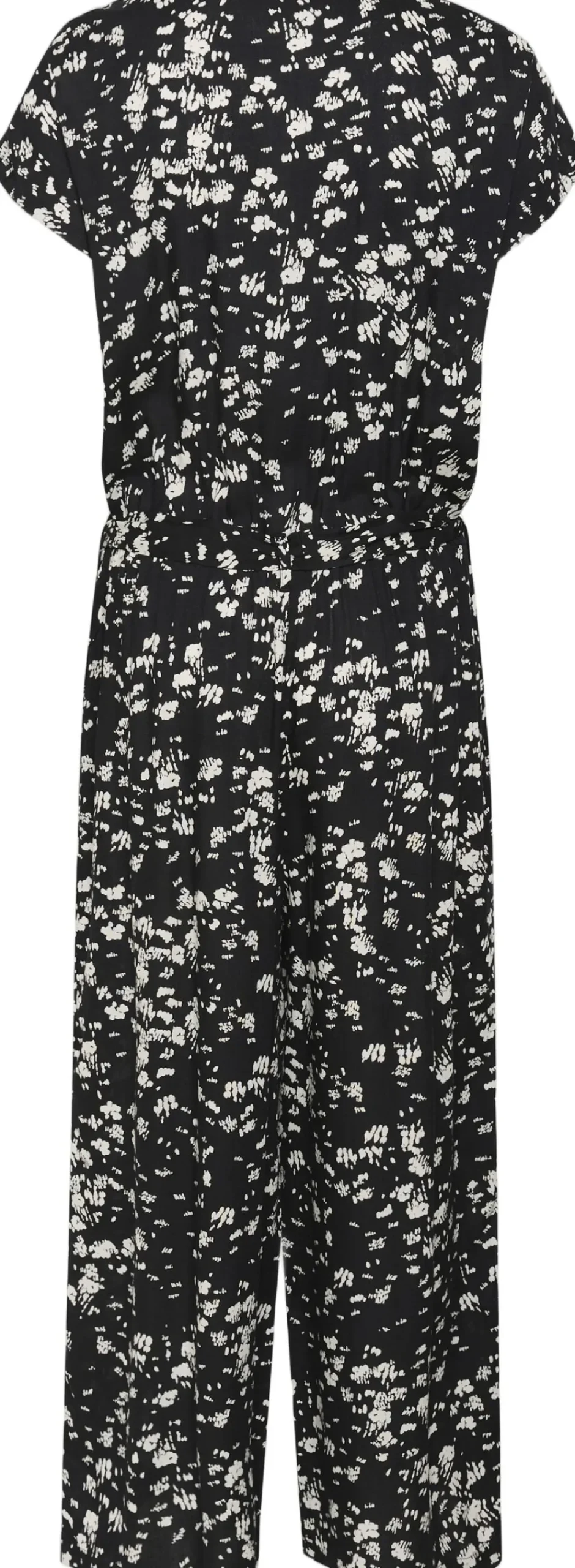 Kaffe KAbeathe Jumpsuit Black / chalk graphic Outlet
