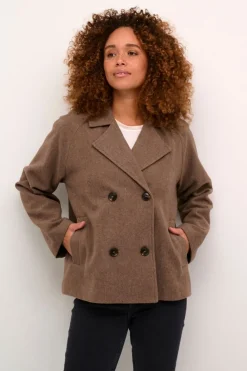 Kaffe KAfanny Short Jacket Major brown c. Hot