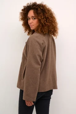 Kaffe KAfanny Short Jacket Major brown c. Hot