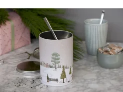 Kagedåse Vinter 10 x 14,5 cm Woodrose Metal>Bastian Best