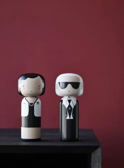 Lucie Kaas KARL håndmalet Kokeshi