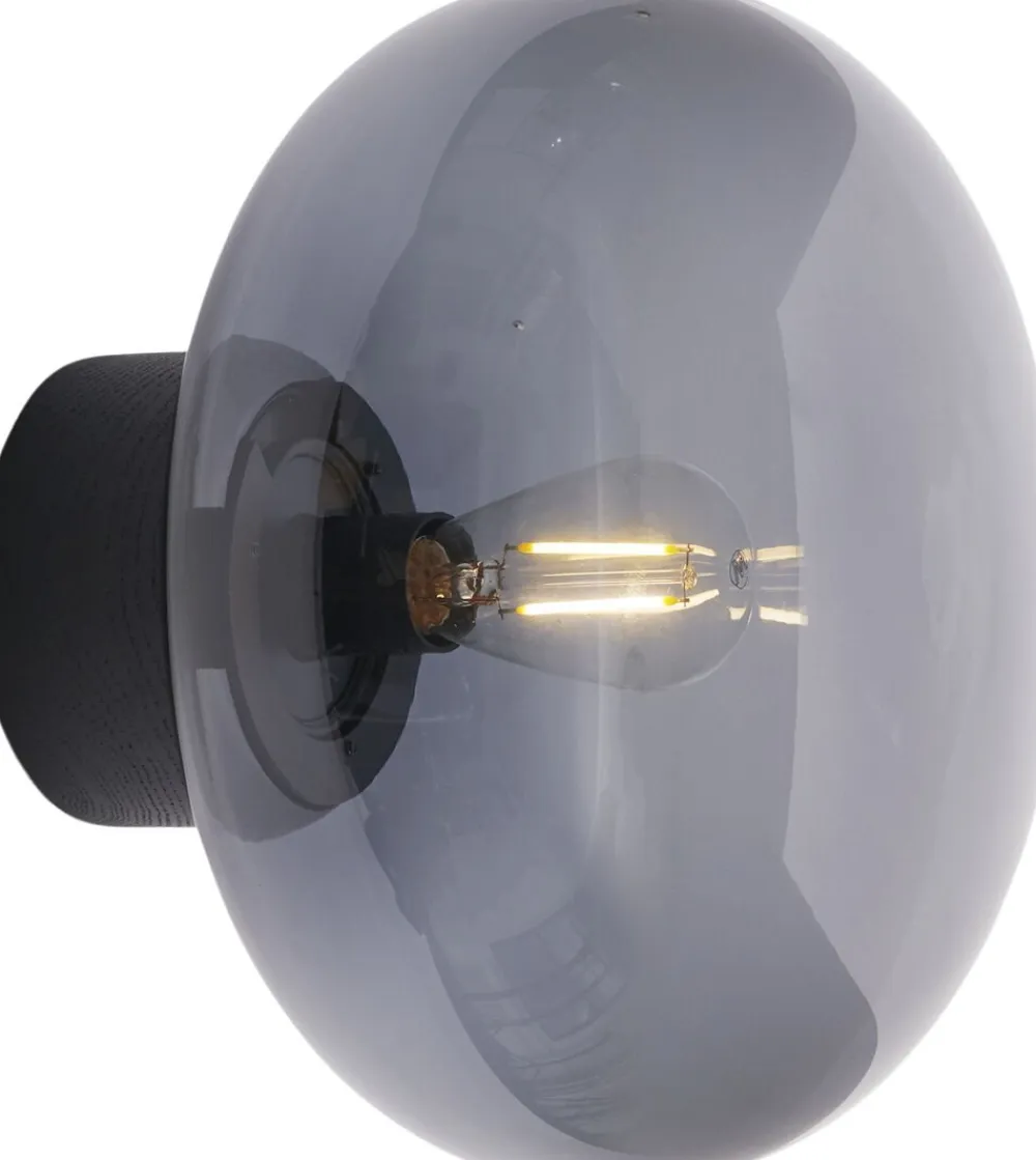Karl-Johan Wall Lamp, BL Stain Oak w. Smoke Glass>New Works Discount