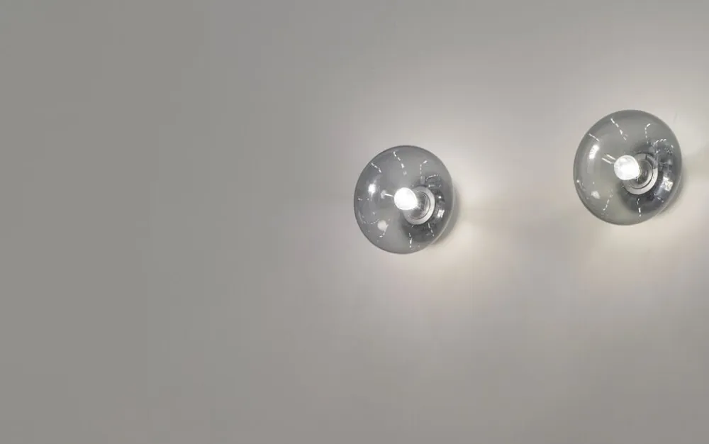 Karl-Johan Wall Lamp, BL Stain Oak w. Smoke Glass>New Works Discount