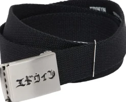 EDWIN KATAKANA CLIP BELT- Black Best