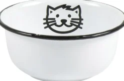 Katteskål emalje>Ib Laursen New