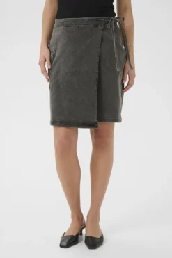 Dame Kaffe KAzina Wrap Denim Skirt