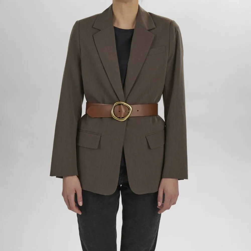 Markberg Kevambg Waist Belt Cognac w/br. gold Clearance