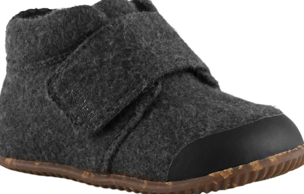 Woden Kim Felt Dark grey melange Hot