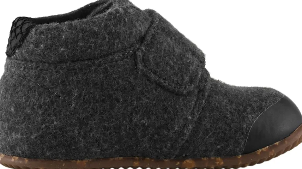 Woden Kim Felt Dark grey melange Hot