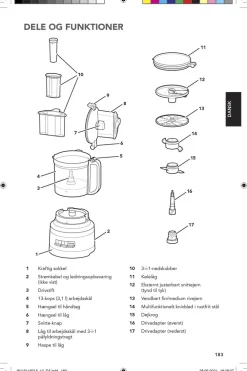 KitchenAid FOODPROCESSOR 3,1 L, MATTE BLACK 5KFP1319EBM