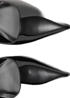 Dame MANGO Kitten-heel patent leather shoes