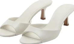 MANGO Kitten-heel sandals with strap Light beige Online