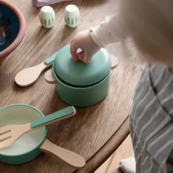 Sebra Køkkengryde og -pandesæt, træ New