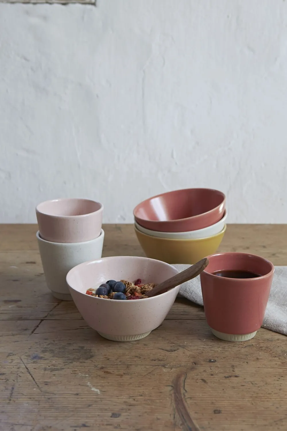 Knabstrup Keramik Knabstrup Colorit, skål, rosa, Ø14 cm Discount