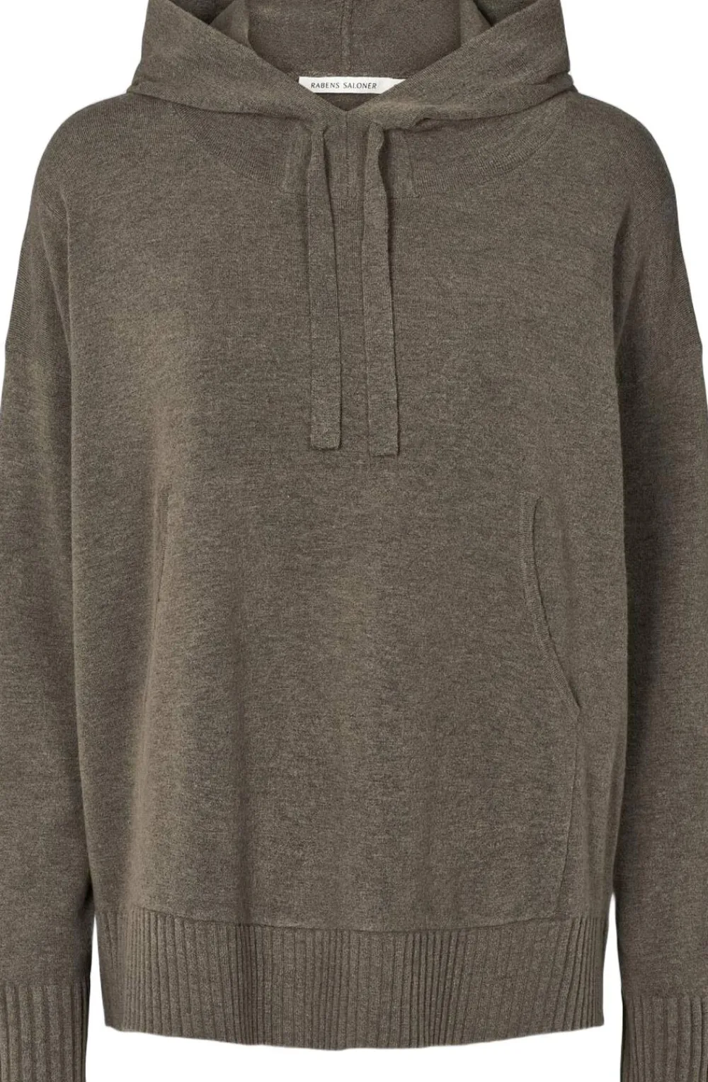 Knit lounge over size hoodie - Hele>Rabens Saloner New