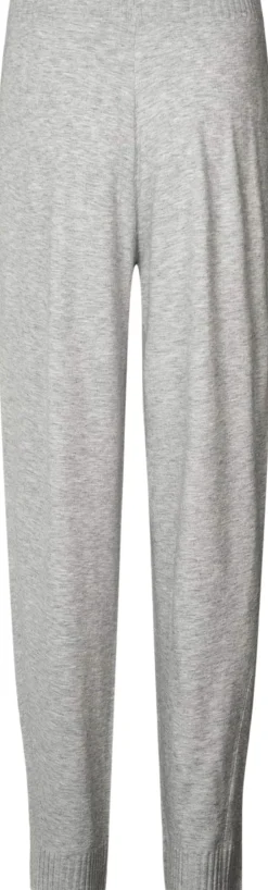 Rabens Saloner Knit lounge pants - Jorun Grey melange Hot