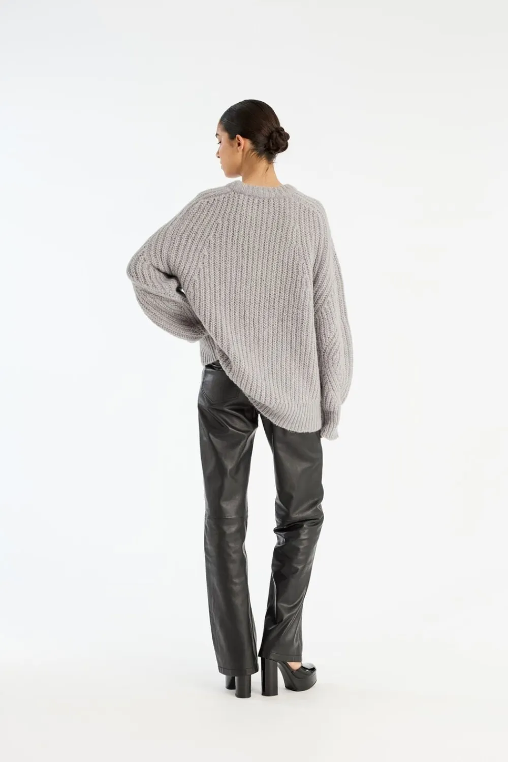 KNITTED LOGO SWEATER>ROTATE Birger Christensen