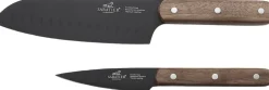 Lion Sabatier Knivsæt Phenix Walnut 2 dele Sort/valnøddetræ Outlet