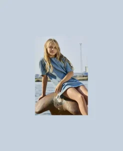 Børn ONLY KOGBARBARA SS DNM DRESS AZG