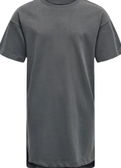 ONLY KOGJILLI LIFE S/S SLIT DRESS JRS Blackened pearl Online