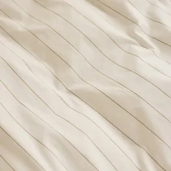 Nordisk Tekstil Økologisk sengelinned Bristol Hvid/brun Hot