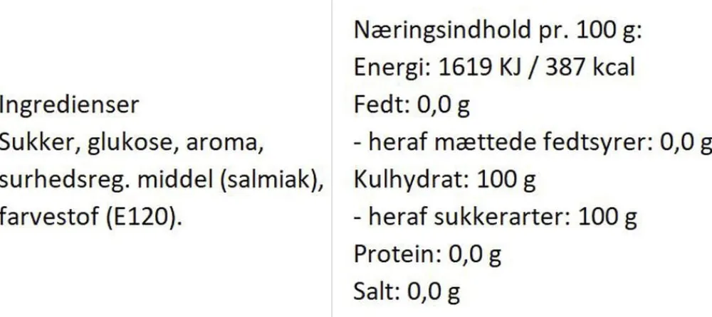 Kongen af Danmark bolcher med smag af anis>Almuegaarden Clearance