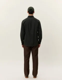 Les Deux Konrad Melange Striped Shirt Duffel bag Clearance