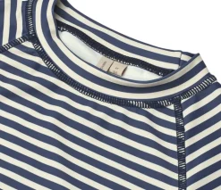 Wheat Kortærmet Bade T-shirt Jackie Blue stripe