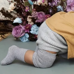 GoBabyGo Kravle Knæbeskyttere Grey melange