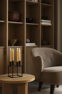 Audo Copenhagen Kubus 4, Candle Holder, Black Outlet