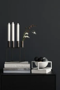 Audo Copenhagen Kubus 4, Candle Holder, Black Outlet