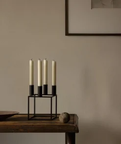 Audo Copenhagen Kubus 4, Candle Holder, Black Outlet