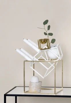 Audo Copenhagen Kubus 4, Candle Holder, White Outlet