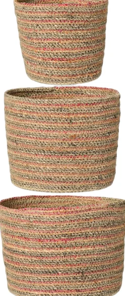 Kurvesæt a 3 multifarvet cylinderformet>Ib Laursen Discount