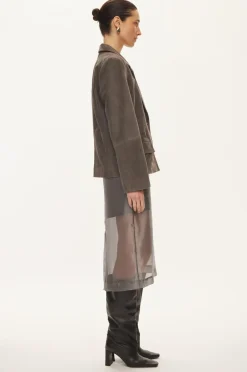 Dame Oval Square Kylie Suede Blazer