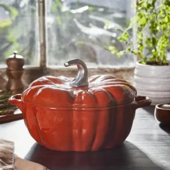 Staub La Cocotte Cocotte 24 cm / 3,25 l, Græskar, Kanel, Støbejern