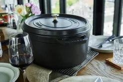 La Cocotte Cocotte 41 cm / 12 l, Oval, Sort, Støbejern>Staub Sale