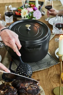 La Cocotte Cocotte 41 cm / 12 l, Oval, Sort, Støbejern><noscript><img width=