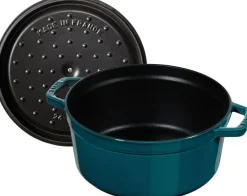 La Cocotte Cocotte 26 cm / 5,25 l, Rund, La-Mer-Turkis-Blågr>Staub Best