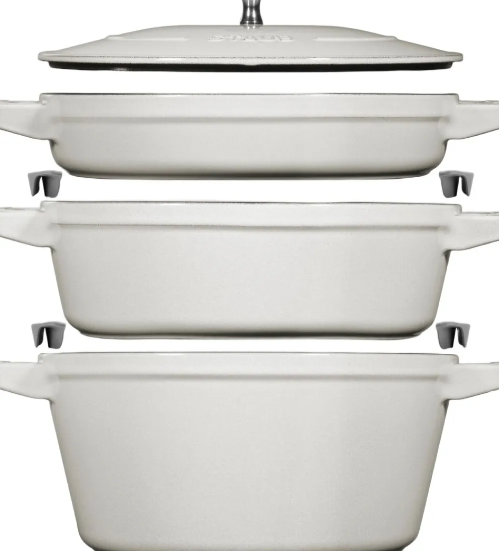 Staub La Cocotte Grydesæt 3-dele, Støbejern Sale