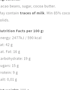 Friis-Holm La Dalia 85% - The Lazy Cocoa Grower's Blend, Nicaragua, 10 New