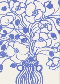 Poster & Frame La Poire - Wild Poppies Flerfarvet Sale