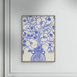 Poster & Frame La Poire - Wild Poppies Flerfarvet Sale